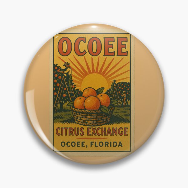 Item preview, Ocoee Citrus Exchange vintage Florida fruit packing crate label designed and sold by OliveStreetDesigns.