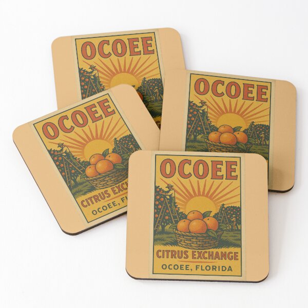 Item preview, Ocoee Citrus Exchange vintage Florida fruit packing crate label designed and sold by OliveStreetDesigns.