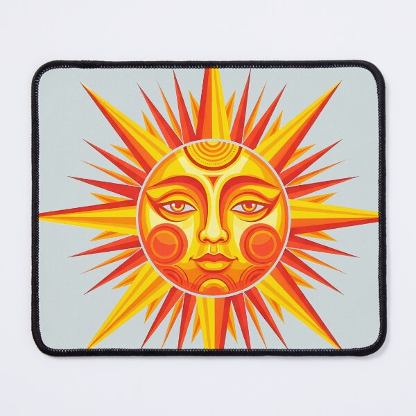 Item preview, Modern Geometric Sun Illustration – Bold Tribal & Art Deco Design designed and sold by  Ojo de Lilith.