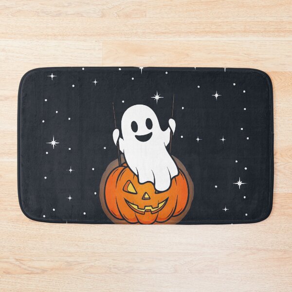 Item preview, Ghost Pumpkin Swing T-Shirt – Cute Whimsical Halloween Design designed and sold by Uglyandcute.