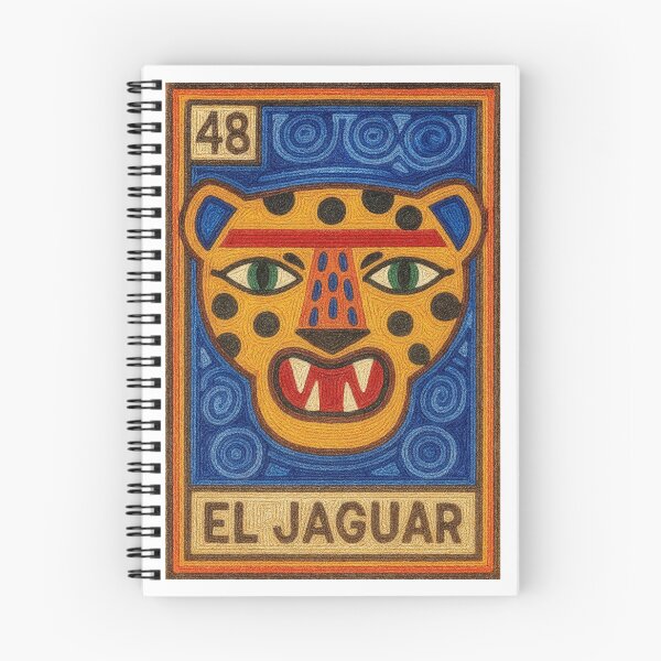 Item preview, Mexican Lottery Card 48 El Jaguar  designed and sold by retrographics.
