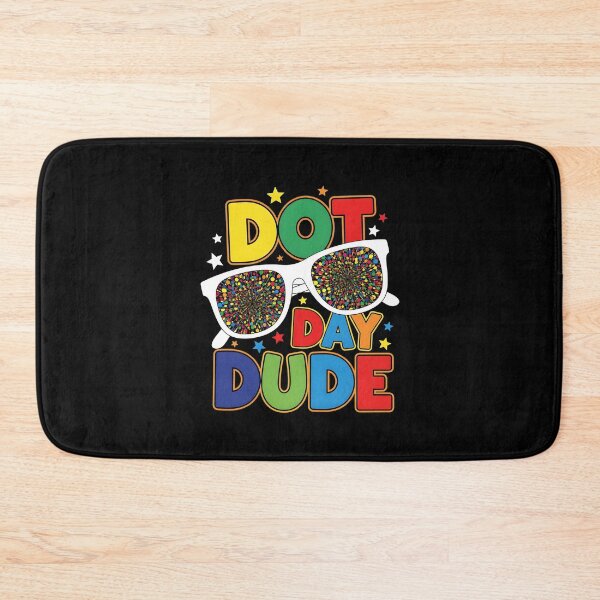 Item preview, "Dot Day Shirt" Dotted Dude Glasses Tee for Kids designed and sold by AI-volution.
