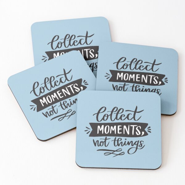Item preview, Collect Moments, Not Things – Minimalist Quote Typography designed and sold by Twittlefish.