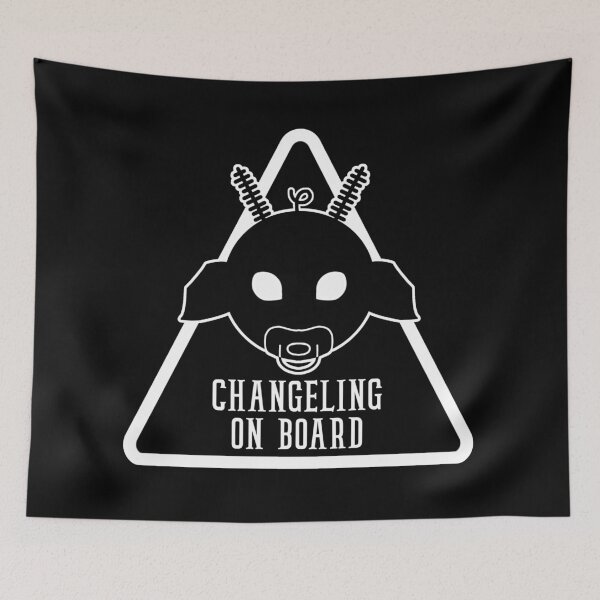 Item preview, CHANGELING ON BOARD designed and sold by birdgoatman.