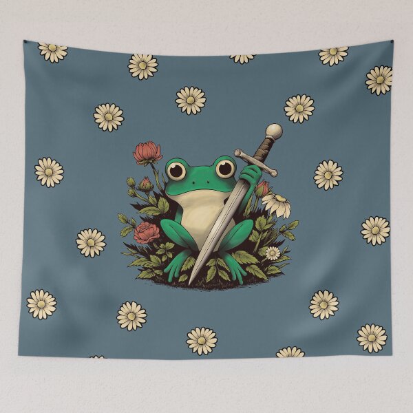 Item preview, Steve the Frog with background designed and sold by Dubber-Designs.