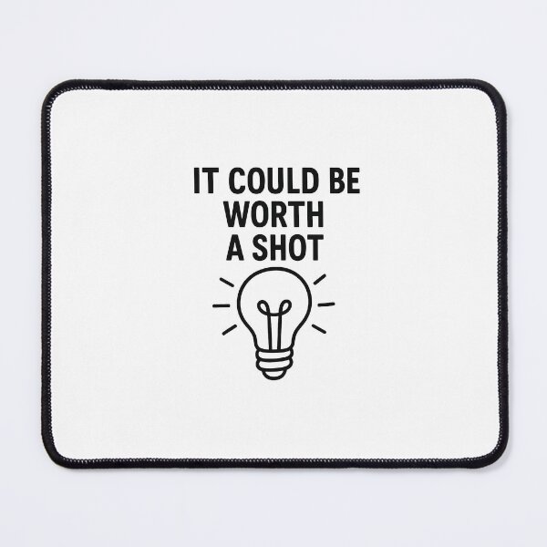 Item preview, Worth a Shot – Lightbulb Pun Design designed and sold by DryWitDad.