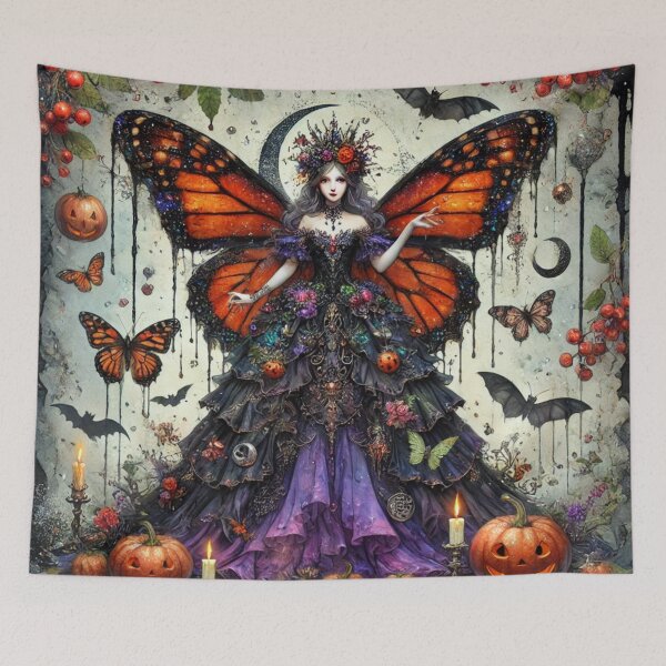Item preview, Thaloria Moonveil - The Eclipse Winged Sorceress designed and sold by Dream Bloom Gallery.
