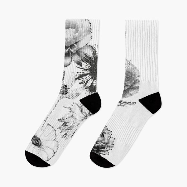 Item preview, Vintage Black White Botanical Floral Collage Art designed and sold by aubrey-stevens.