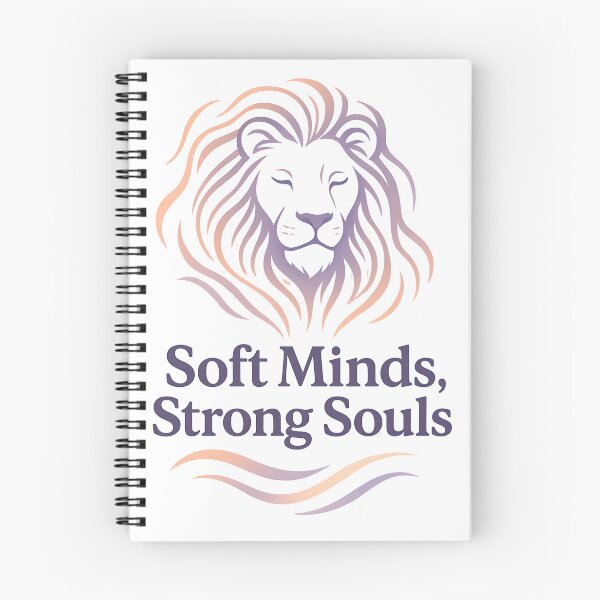 Item preview, Empath Lion Quote Shirt - Soft Minds Strong Souls - Mental Health Strength Tee designed and sold by Dream Vibe.