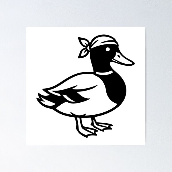 Item preview, Mallard Duck with Bandana designed and sold by theartfulaspie.