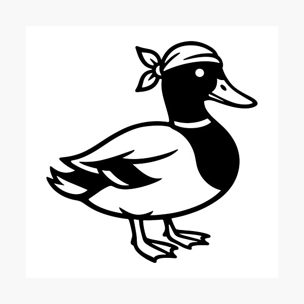 Item preview, Mallard Duck with Bandana designed and sold by theartfulaspie.