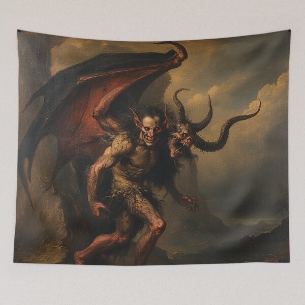 Item preview,  Medieval Demon Art designed and sold by TheDarkWardrobe.