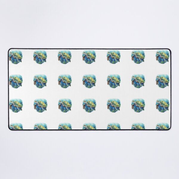 Item preview, Sea Turtle Watercolor Ocean Blue designed and sold by The Digital Design Collective .