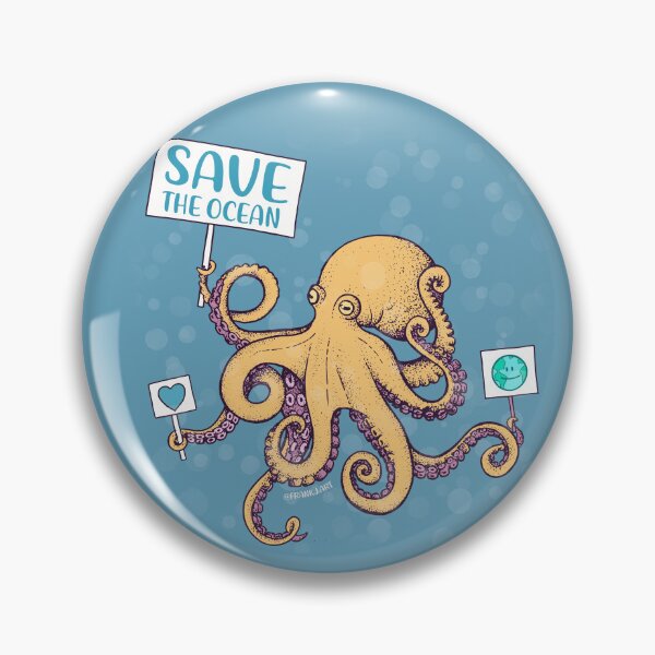 Item preview, Save The Ocean - Stop Octopus Farming designed and sold by Frank J. Art.