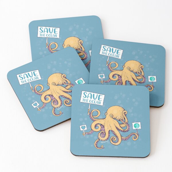 Item preview, Save The Ocean - Stop Octopus Farming designed and sold by Frank J. Art.