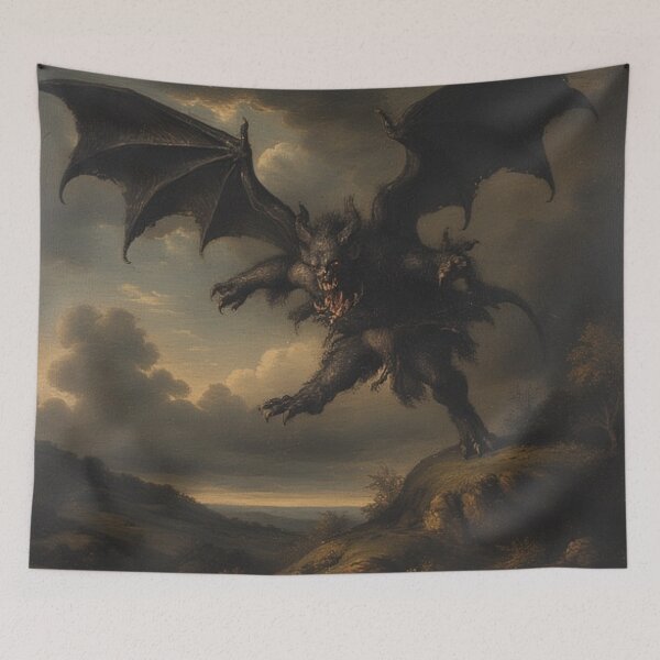 Item preview, Medieval Demon Art designed and sold by TheDarkWardrobe.