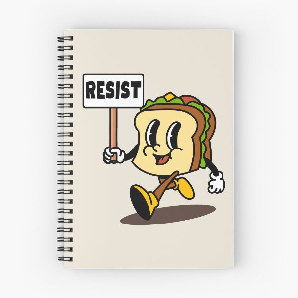 Item preview, Sandwich Guy with RESIST sign designed and sold by DesignCollectiv.