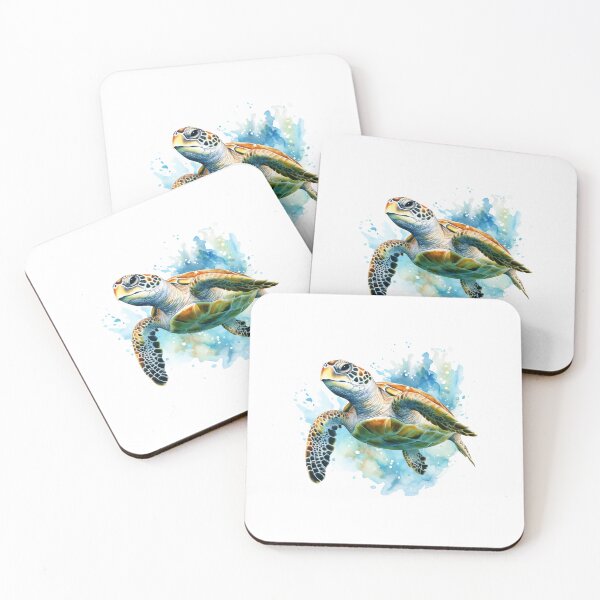 Item preview,  Swimming Sea Turtle Watercolor designed and sold by The Digital Design Collective .