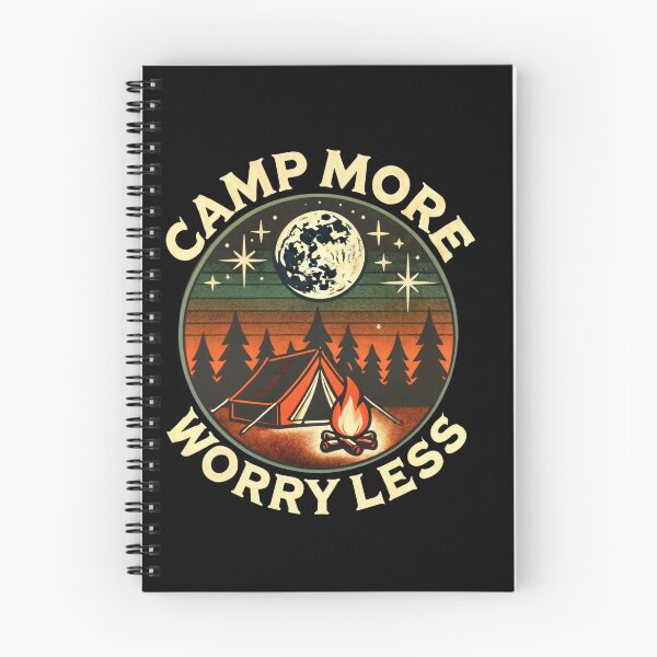 Item preview, Camp More Worry Less designed and sold by CHILLIN-Shop.