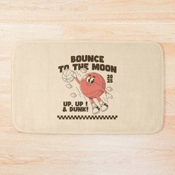 Item preview, Bounce to the Moon Funny Basketball Dunking Character 2025 designed and sold by adipra.