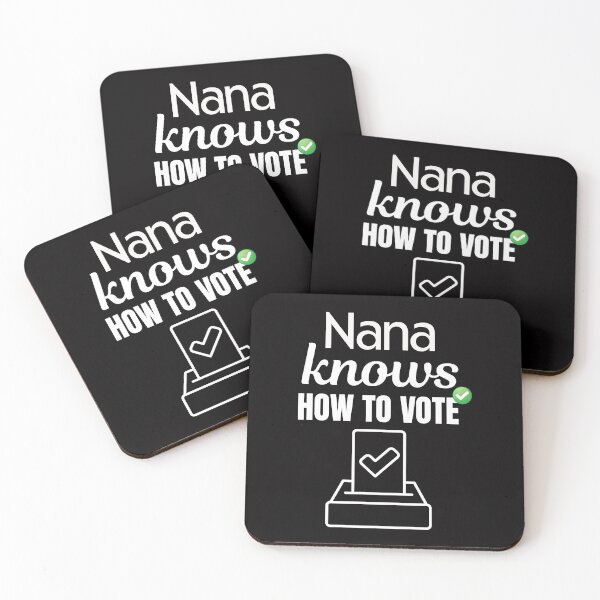 Item preview, Voting Grandma Nana Knows How To Vote, Grandmother Election Design, Political Activist, Family Voting Day Gift designed and sold by Orens POD.
