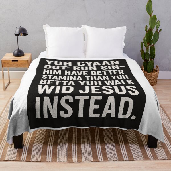Item preview, You Can't Out-run Sin - Jamaican Inspired Quote designed and sold by IbelieveIam.