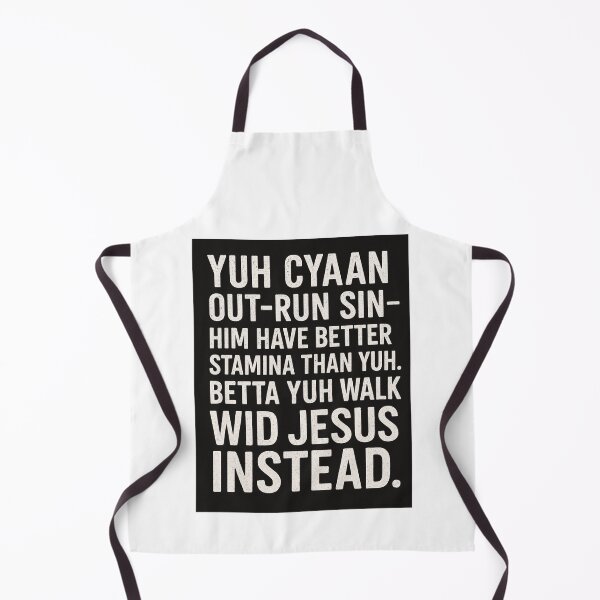 Item preview, You Can't Out-run Sin - Jamaican Inspired Quote designed and sold by IbelieveIam.