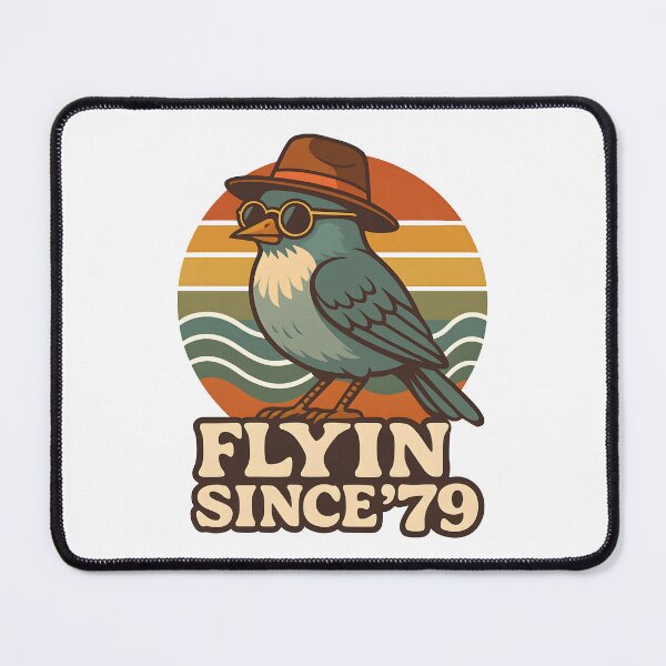 Item preview, Flyin’ Since '79 Vintage Retro Bird designed and sold by Dazzle-Sizzle.