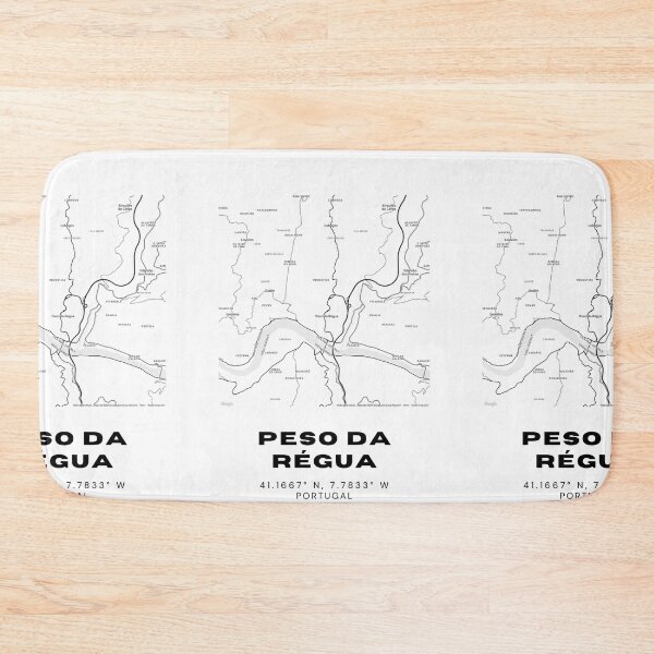 Item preview, Peso da Régua Coordinates Artwork – 41.1667° N, 7.7833° W – Portugal Wine Region Map Print, Travel Souvenir designed and sold by RM-Journey.