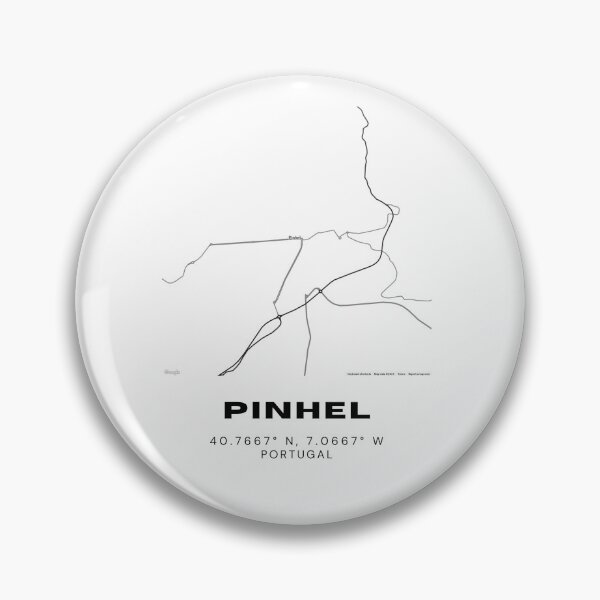 Artikelvorschau, Pinhel Portugal Koordinatendesign – 40,7667° N, 7,0667° W – Minimalistisches Kartenkunstwerk, Reiseandenken entworfen und verkauft von RM-Journey.