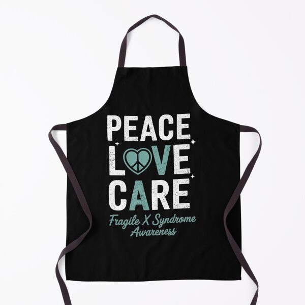 Item preview, LOVE PEACE CURE FRAGILE X SYNDROME AWARENESS designed and sold by ConceptualVibes.
