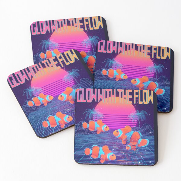 Item preview, Glow With The Flow — Neon Clownfish designed and sold by ArgentoArt.