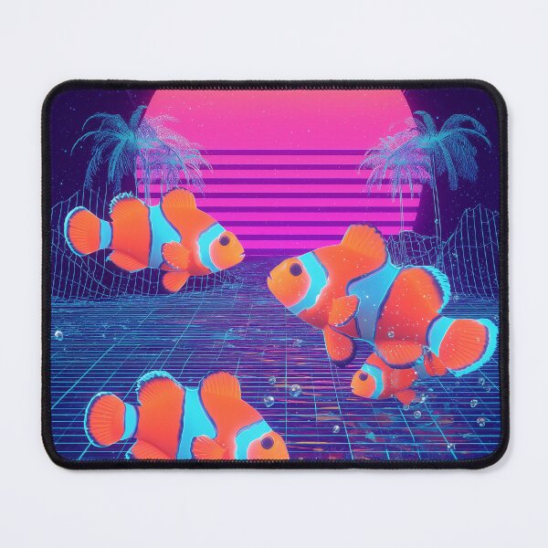 Item preview, Glow With The Flow — Neon Clownfish designed and sold by ArgentoArt.