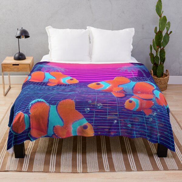 Item preview, Glow With The Flow — Neon Clownfish designed and sold by ArgentoArt.