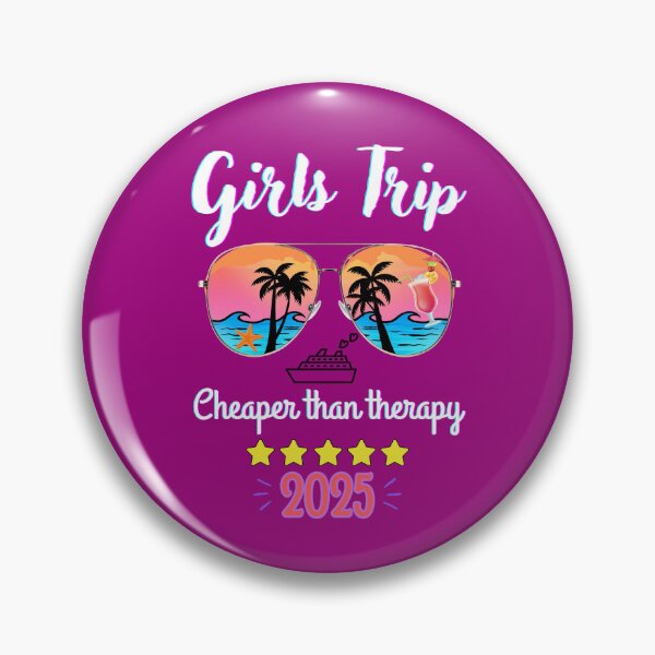 Item preview, #1 Girls Trip- Cheaper than therapy 2025 designed and sold by BridgetBresser.