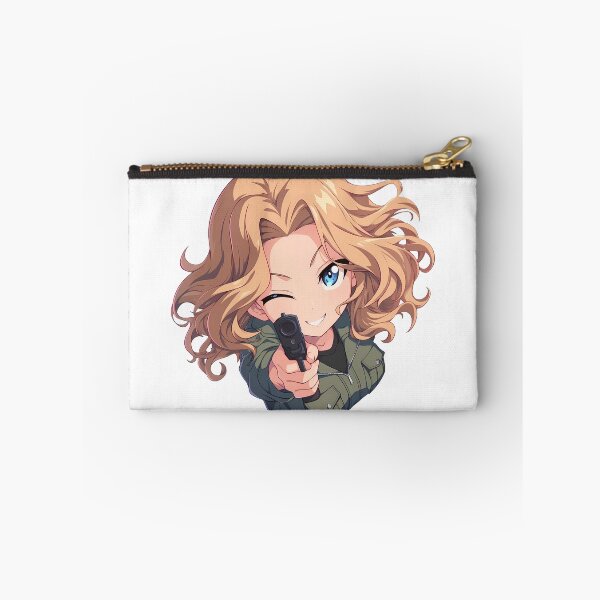 Aperçu de l'œuvre Kay Girls et Panzer Chibi Kawaii Anime Girl Gun créée et vendue par PMartistStudio.