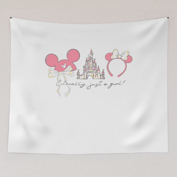 Item preview, Coquette Bow Literally Just A Girl Pink designed and sold by Torokjakab.
