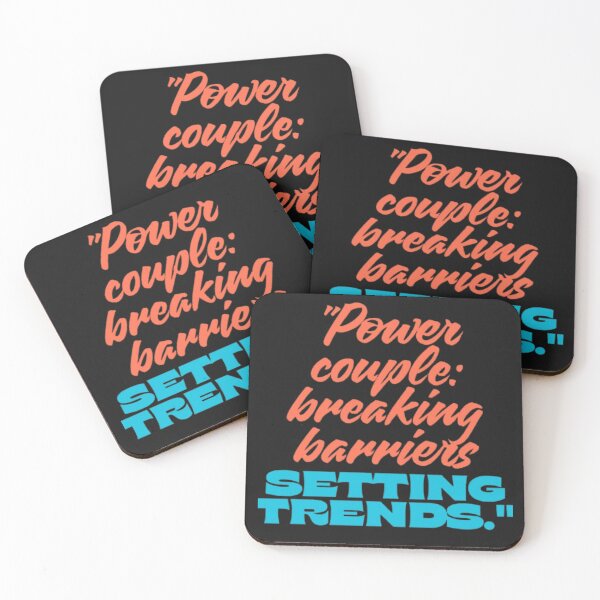 Item preview, "Power Couple Breaking Barriers and Setting Trends" designed and sold by dellyr.
