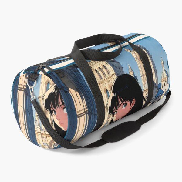 Item preview, Lyon France Europe  Romance Anime Traveling Girl Romantic Quote designed and sold by Kawaii-Sky.
