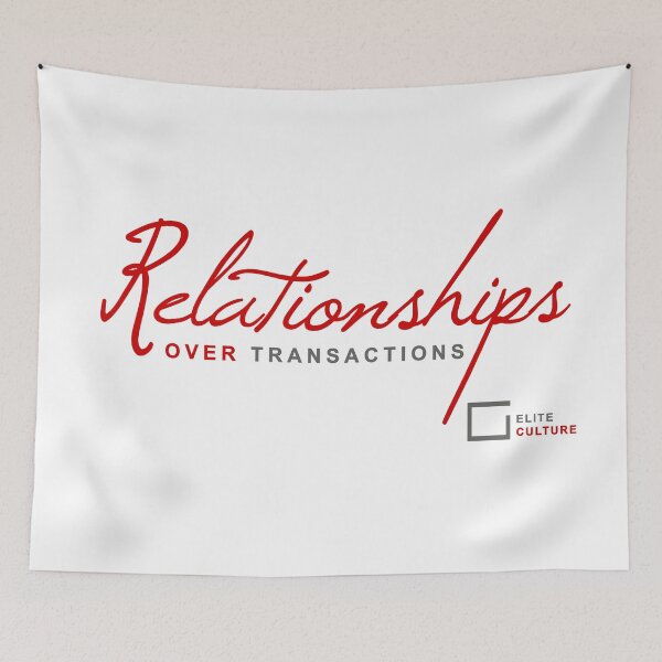 Item preview, Georgia Football Relationships Over Transactions Quote from Kirby Smart, 2025 Georgia Bulldogs designed and sold by PUSH Proper Prints.
