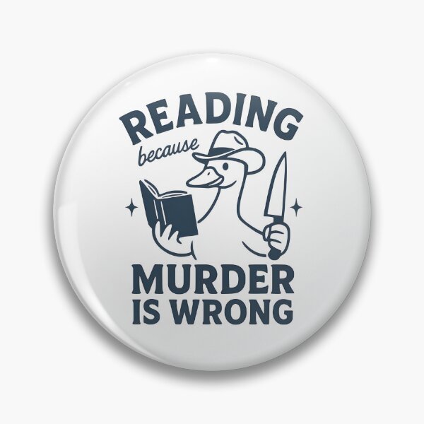 Item preview, Reading Because Murder is Wrong designed and sold by Torokjakab.
