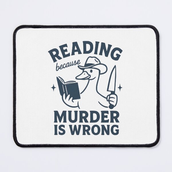 Item preview, Reading Because Murder is Wrong designed and sold by Torokjakab.