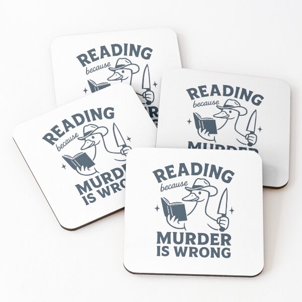 Item preview, Reading Because Murder is Wrong designed and sold by Torokjakab.