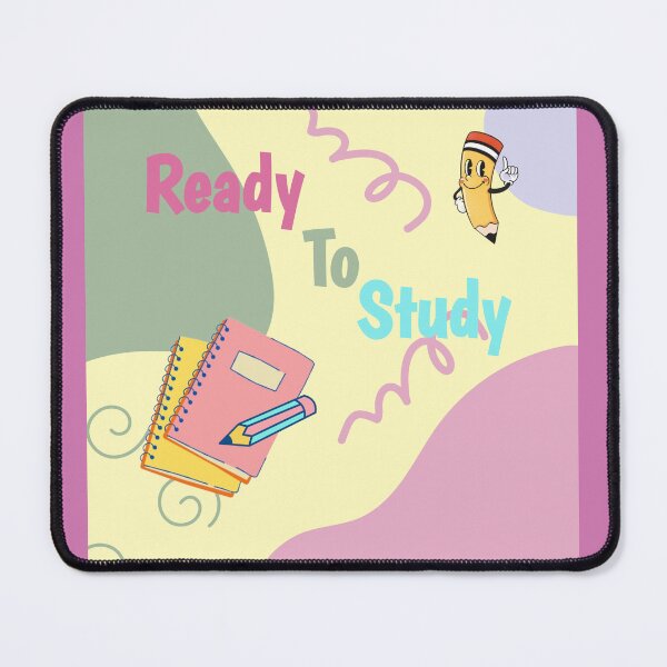 Item preview, Ready to Study – Colorful Books & Pencil designed and sold by Roova-art.
