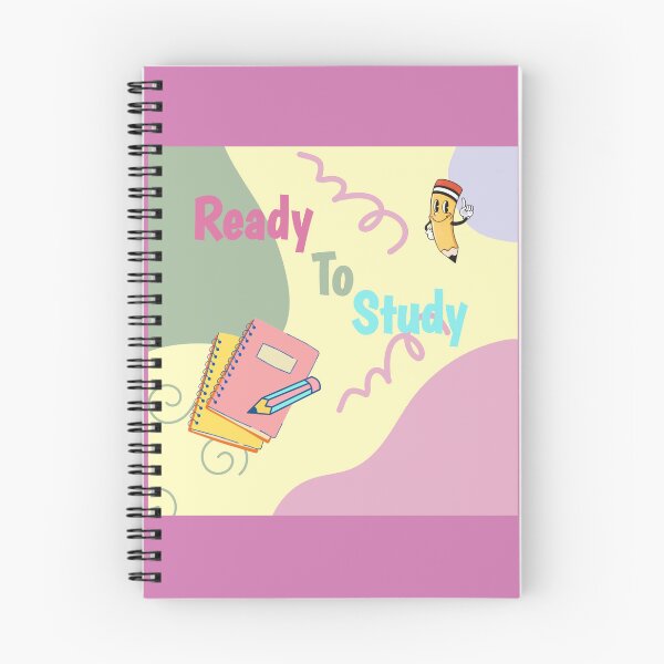 Item preview, Ready to Study – Colorful Books & Pencil designed and sold by Roova-art.