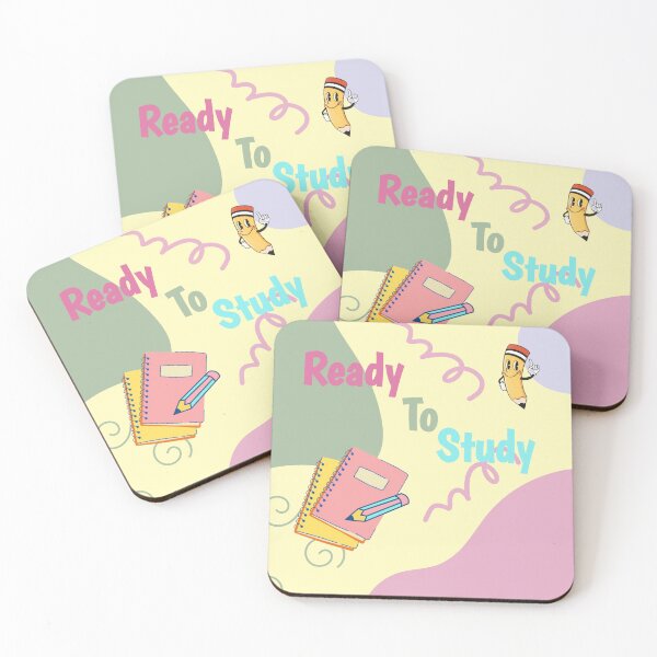 Item preview, Ready to Study – Colorful Books & Pencil designed and sold by Roova-art.