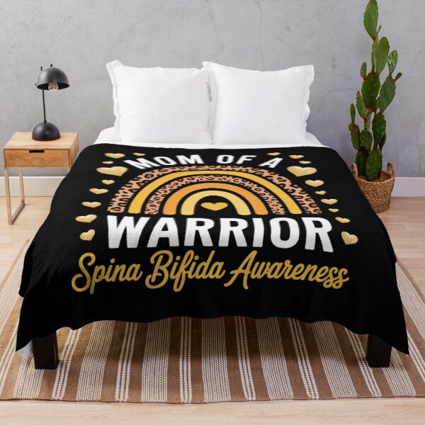 Item preview, Mom Of a Warrior We Wear Yellow Spina Bifida Awareness Month designed and sold by ConceptualVibes.