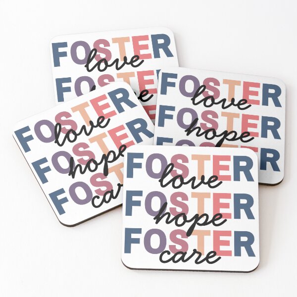 Item preview, Foster Love, Hope, and Care (Sunset Variant) designed and sold by Designs by Ryen.