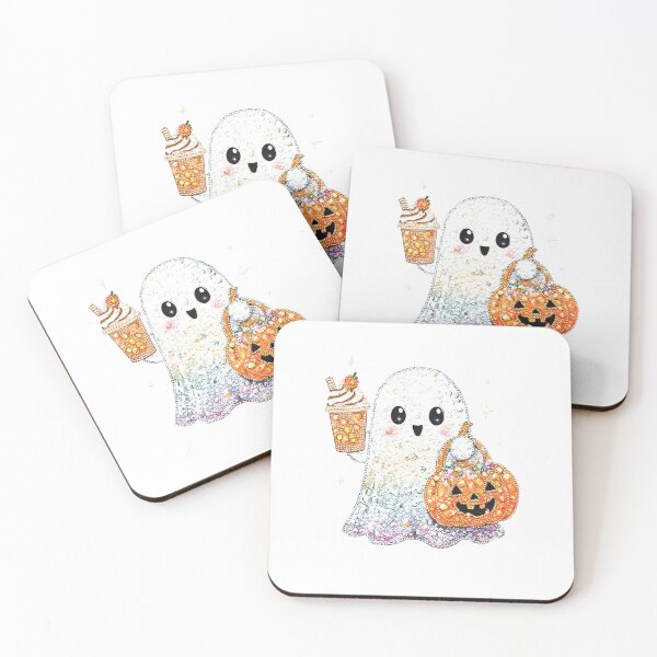 Item preview, Boy Halloween Rhinestones Ghost designed and sold by Torokjakab.