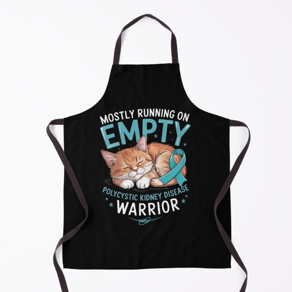 Item preview, Mostly Running on EMPTY Polycystic Kidney Disease Warrior designed and sold by ConceptualVibes.